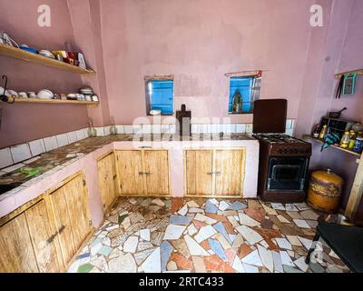 Mauritanie, région d'Adrar, Chinguetti, cuisine locale Banque D'Images