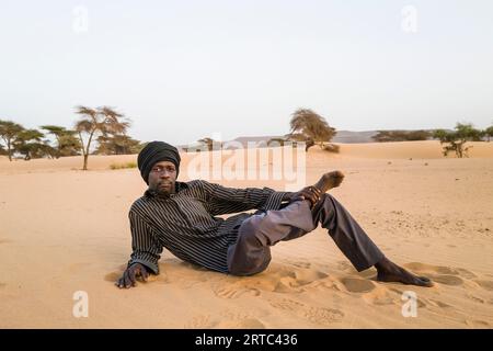 Mauritanie, région d'Adrar, El Beyedh, portrait Banque D'Images