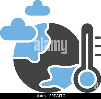 Image de l'icône action climatique. Illustration de Vecteur