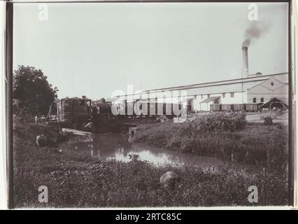 Sugar Company Factory, Vintage Archive photo, 1900, Bali, Java, Indonésie - Indes orientales néerlandaises - colonialisme européen néerlandais indonésie Banque D'Images