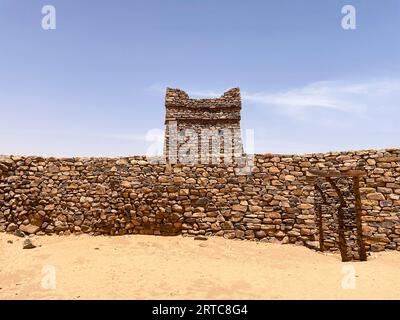 Mauritanie, région d'Adrar, Ouadane, vieille ville Banque D'Images