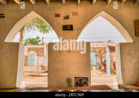 Mauritanie, région d'Adrar, Chinguetti, maison locale Banque D'Images