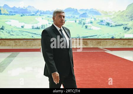 Hanoi, Vietnam. 12 septembre 2023. Le ministre flamand Jan jambon photographié lors d'une mission commerciale du gouvernement flamand au Vietnam, mardi 12 septembre 2023. BELGA PHOTO DIRK WAEM crédit : Belga News Agency/Alamy Live News Banque D'Images