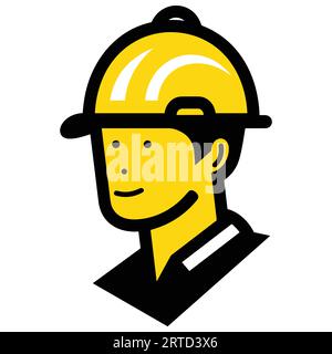 Icône simple de vecteur worke de construction Illustration de Vecteur