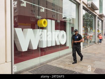 Londres, Angleterre, Royaume-Uni. 12 septembre 2023. Affichage de la boutique Wilko et vitrine. Fulham, ouest de Londres, Angleterre, Royaume-Uni Banque D'Images