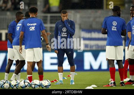 DORTMUND - Kylian Mbappe de France lors du match amical Interland entre l'Allemagne et la France au signal Iduna Park le 12 septembre 2023 à Dortmund, Allemagne. ANP | Hollandse Hoogte | BART STOUTJESDIJK Banque D'Images