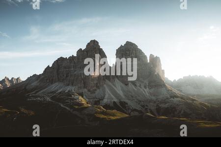 J'ai visité le parc national de Tre cime dans les Dolomites Banque D'Images