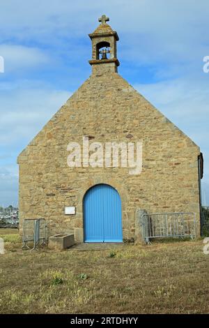 Clocher de Chapelle de Crouesty, Port du Crouesty, Arzon, Morbihan, Bretagne, France Banque D'Images