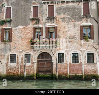 Ancien palais à Venise, Italie. Banque D'Images