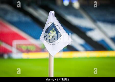 Glasgow, Royaume-Uni. 12 septembre 2023. Pour commémorer le tout premier match international entre l'Écosse et l'Angleterre en 1872, un Anniversary Heritage Match a été joué au Hampden Park, Glasgow, Écosse, Royaume-Uni entre l'Écosse et l'Angleterre. Il s'agit de la plus ancienne rivalité internationale du football, car les équipes se sont rencontrées pour la dernière fois dans la phase de groupes de l'Euro 2020 lorsque le score était de 0 - 0 . Crédit : Findlay/Alamy Live News Banque D'Images