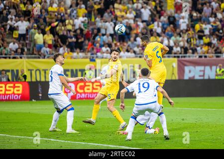 Bucarest, Roumanie. 13 septembre 2023. Vladimir Screciu de Roumanie lors de l'UEFA Euro 2024, qualifications européennes, match de football du Groupe I entre la Roumanie et le Kosovo le 12 septembre 2023 à l'Arena Nationala de Bucarest, Roumanie - photo Mihnea Tatu/DPPI crédit : DPPI Media/Alamy Live News Banque D'Images