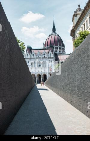 Mémorial de l'unité (Összetartozás Emlékhelye) à Budapest, Hongrie Banque D'Images