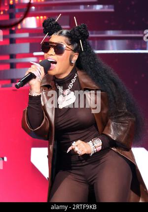 Newark, New Jersey, États-Unis. 12 septembre 2023. Nicki Minaj aux MTV Video Music Awards 2023 au Prudential Center le 12 septembre 2023 à Newark, New Jersey. Crédit : Walik Goshorn/Media Punch/Alamy Live News Banque D'Images