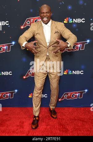 Pasadena, États-Unis. 12 septembre 2023. Terry Crews dans les coulisses de la saison 18 Live Show Red Carpet de « America's Got Talent » le 12 septembre 2023, à l'Hôtel Dena à Pasadena, CA. © Lisa OConnor/AFF-USA.com crédit : AFF/Alamy Live News Banque D'Images