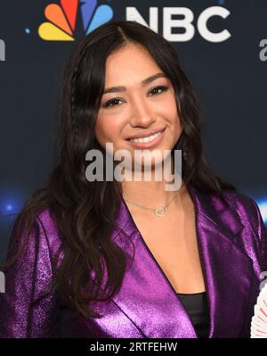 Pasadena, États-Unis. 12 septembre 2023. Anna Deguzman dans les coulisses de "America's Got Talent" saison 18 Live Show Red Carpet le 12 septembre 2023, à l'Hôtel Dena à Pasadena, CA. © Lisa OConnor/AFF-USA.com crédit : AFF/Alamy Live News Banque D'Images