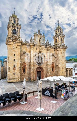 Cathédrale, Mondonedo, Galice, Espagne Banque D'Images