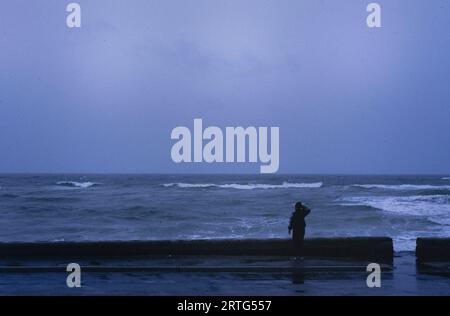 Melbourne, Australie décembre 1999 : vue historique du paysage côtier de Melbourne dans les années 1990, capturant la beauté sereine de l'époque. Banque D'Images