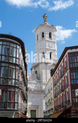 Clocher de la cathédrale de Valladolid Banque D'Images