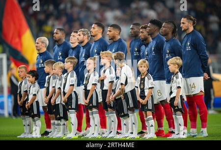 Dortmund, Allemagne. 12 septembre 2023. Teamfoto Frankreich Deutschland - Frankreich 12.09.2023 Copyright (nur für journalistische Zwecke) par : Moritz Banque D'Images