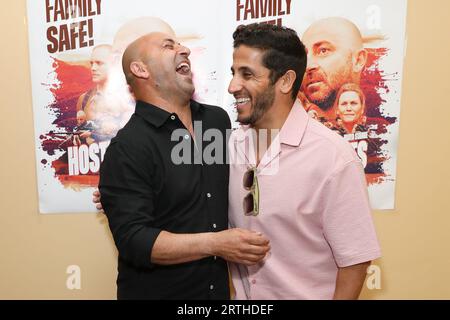 13 septembre 2023 : GEORGE BASHA et FIRASS DIRANI assistent à la projection spéciale de « hostiles Forces » au United Cinemas Collaroy le 13 septembre 2023 à Sydney, Nouvelle-Galles du Sud, Australie (image de crédit : © Christopher Khoury/Australian Press Agency via ZUMA Wire) À USAGE ÉDITORIAL UNIQUEMENT! Non destiné à UN USAGE commercial ! Banque D'Images