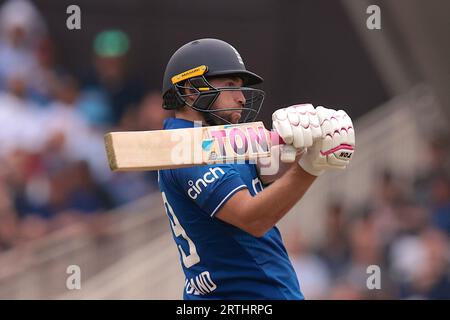 Londres, Royaume-Uni. 13 septembre 2023. Alors que l'Angleterre affronte la Nouvelle-Zélande dans le 3e Metro Bank One Day International au Kia Oval Credit : David Rowe/Alamy Live News Banque D'Images