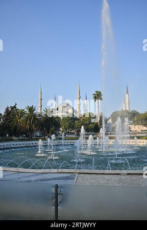 Mosquée Bleue à Istanbul. Mosquée Sultanahmet dans le centre de la partie historique d'Istanbul. Banque D'Images