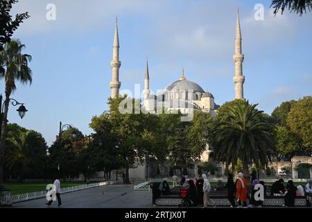 Mosquée Bleue à Istanbul. Mosquée Sultanahmet dans le centre de la partie historique d'Istanbul. Banque D'Images