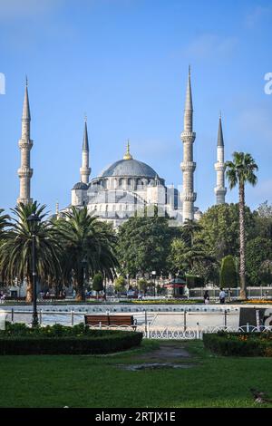 Mosquée Bleue à Istanbul. Mosquée Sultanahmet dans le centre de la partie historique d'Istanbul. Banque D'Images