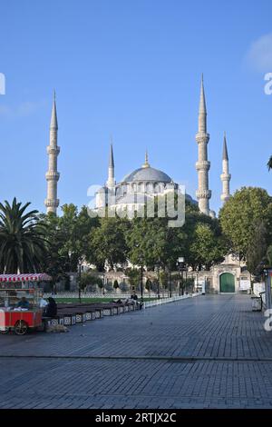 Mosquée Bleue à Istanbul. Mosquée Sultanahmet dans le centre de la partie historique d'Istanbul. Banque D'Images