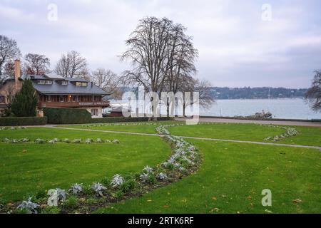 Parc la Perle du Lac - Genève, Suisse Banque D'Images