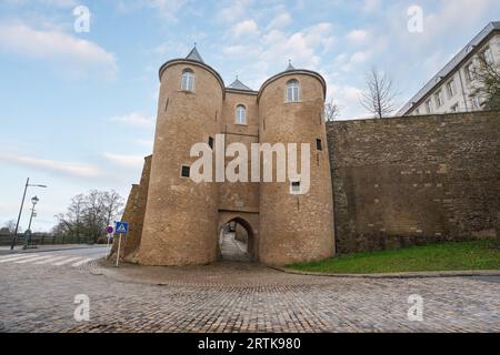 Porte des trois tours - Luxembourg ville, Luxembourg Banque D'Images