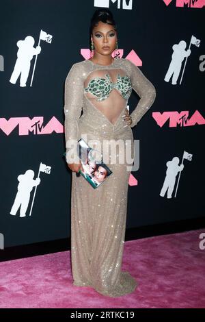 Ashanti arrive sur le tapis rose des MTV Video Music Awards 2023, VMAS, au Prudential Center à Newark, New Jersey, USA, le 12 septembre 2023. Crédit : dpa Picture alliance/Alamy Live News Banque D'Images