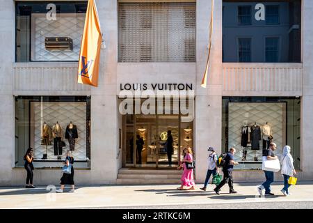 Louis Vuitton store New Bond Street in London England UK KATHY DEWITT Stock  Photo - Alamy