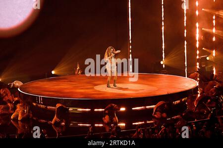 Newark, États-Unis. 12 septembre 2023. Shakira se produit sur scène aux MTV Video Music Awards 2023 le 12 septembre 2023 à Newark, New Jersey. Photo : Jeremy Smith/imageSPACE crédit : Imagespace/Alamy Live News Banque D'Images
