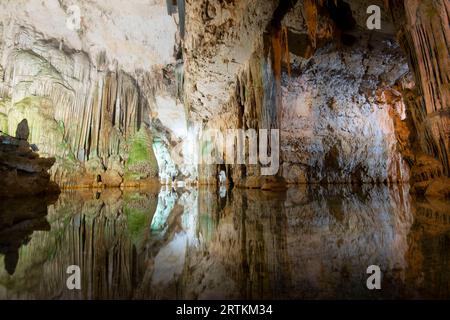 Grotte de Neptune - Sardaigne - Italie Banque D'Images