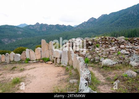 Tombe des géants d'Osono - Sardaigne - Italie Banque D'Images