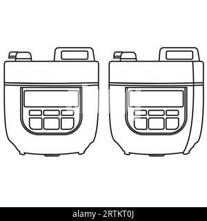 Appareils électriques de style croquis Illustration de Vecteur