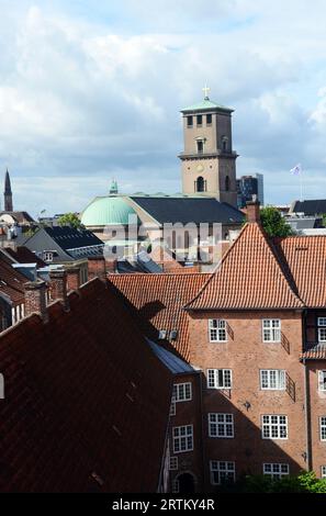 L'église de la cathédrale notre-Dame à Copenhague, Danemark. Banque D'Images