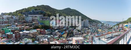 Village culturel de Gamcheon à Busan, Corée Banque D'Images