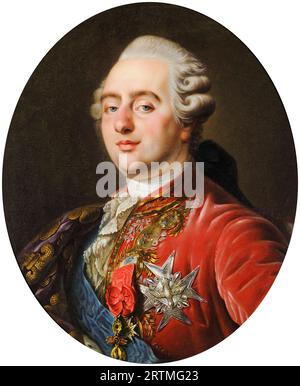 Louis XVI (1754-1793), roi de France, portrait à l'huile sur toile d'Antoine-François Callet, 1774-1793 Banque D'Images