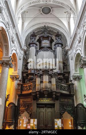 Église catholique notre Dame du Finisterre, Bruxelles, Belgique. Banque D'Images