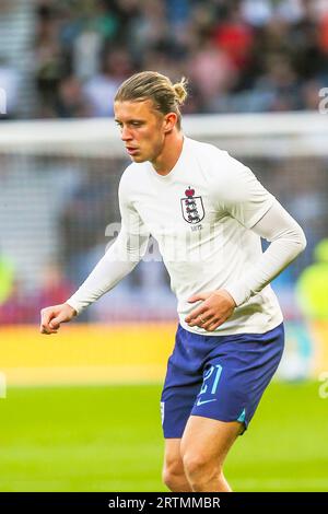 CONOR GALLAGHER, footballeur professionnel, lors d'une séance d'entraînement pour l'équipe nationale d'Angleterre Banque D'Images