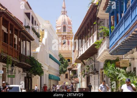 Cartagena, Colombie - Dôme de Santa Catalina de Alejandria Catedral Banque D'Images