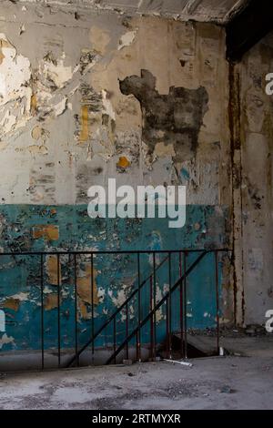 Série de photos de 'de Fabriek' à Rotterdam Delfshaven pendant la rénovation. Banque D'Images