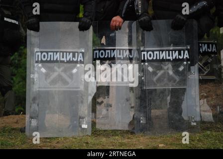 Serbie contre les manifestations de violence, Novi Sad, octobre 2022 Banque D'Images