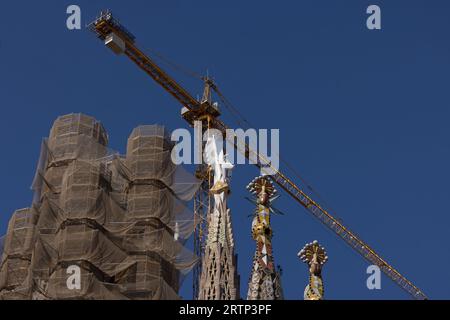 Temple Expiatori de la Sagrada Familia Barcelone Espagne août 2023 Banque D'Images