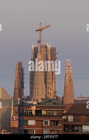 Temple Expiatori de la Sagrada Familia Barcelone Espagne août 2023 Banque D'Images