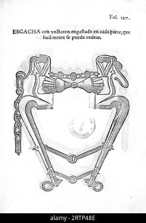 Reglas de la caualleria de la brida, 1568 Banque D'Images