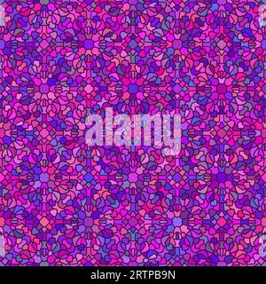Mosaïque multicolore magenta sans couture de fond abstrait Illustration de Vecteur