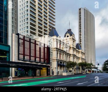 Centre-ville d'Auckland, quartier central des affaires, CBD, Île du Nord, Nouvelle-Zélande Banque D'Images